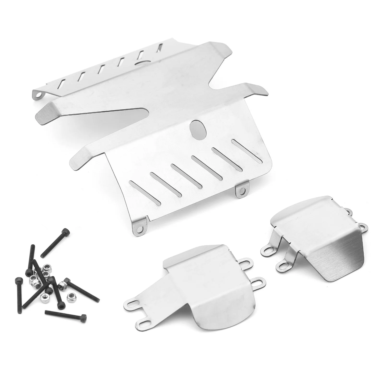 Metal Stainless Steel Chassis Armor Guard Protection Protector Skid Plate for Tamiya CC-02 CC02 1/10 RC Car Upgrade Parts