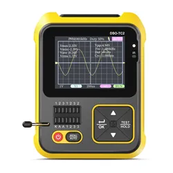 2 in 1 DSO-TC2 Handheld Digital Oscilloscope Tablet 2.5MS/s Sampling Rate 200kHz Bandwidth LCR Detect PWM Out Transistor Tester