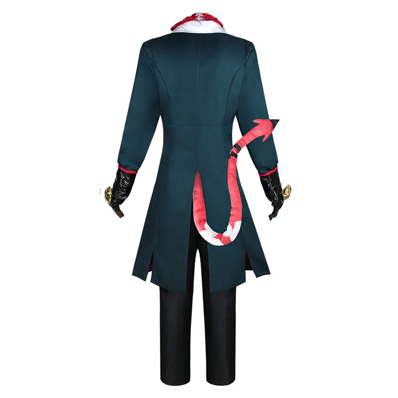 Anime Helluva Boss Blitzo Cosplay Costume Party Uniform Suit with Tail Halloween Outfit for Men Women Custom
