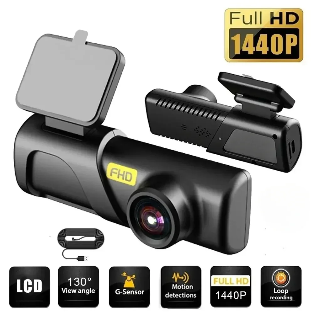 Car Camera Dash Cam With WiFi Dashcam Camcorder 130 ° Wide Angle Lens Cam Sensor G In-car Recording Parking Monitoring Function