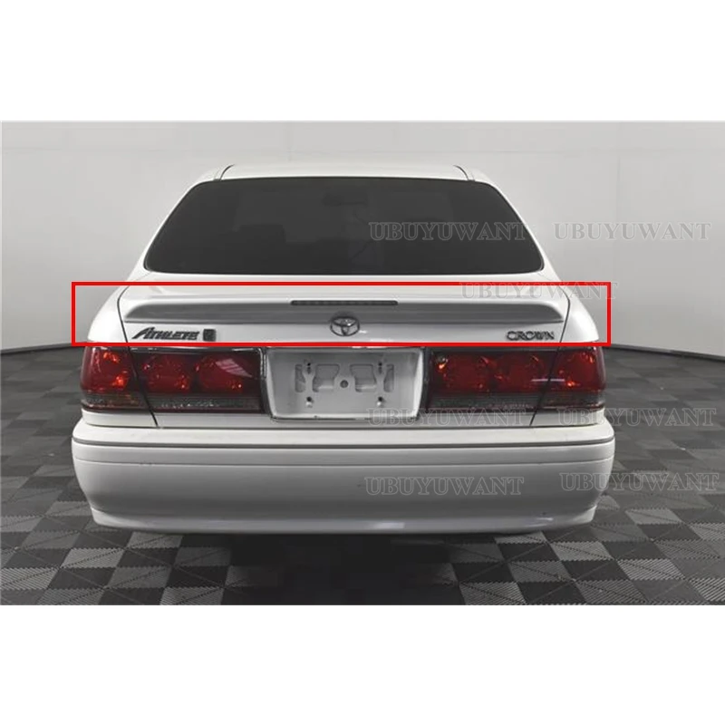 Rear Wing Spoiler For TOYOTA CROWN ATHLETE V 2000-2004 Year High Quality ABS Glossy Black Car Tail Wing Decoration Trunk Spoiler