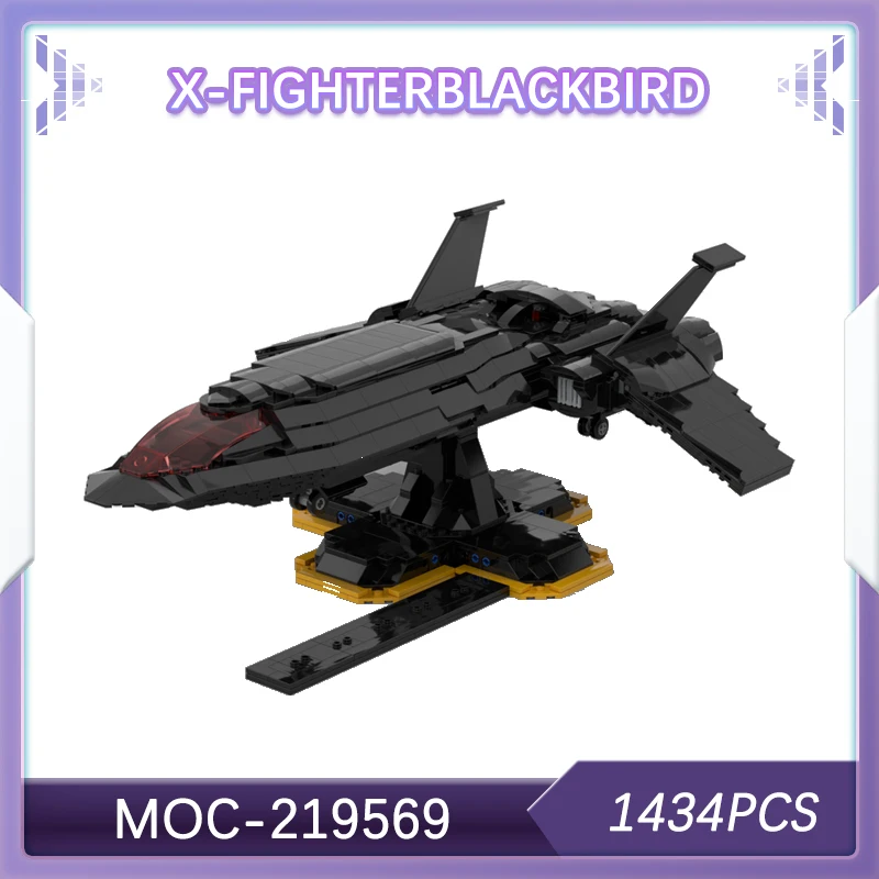 

1434 шт. супергерой классический X-fighterBLACKBIRD строительные блоки крутой истребитель форсунки популярные фильмы набор игрушек-сюрпризов для мальчиков MOC- 219569