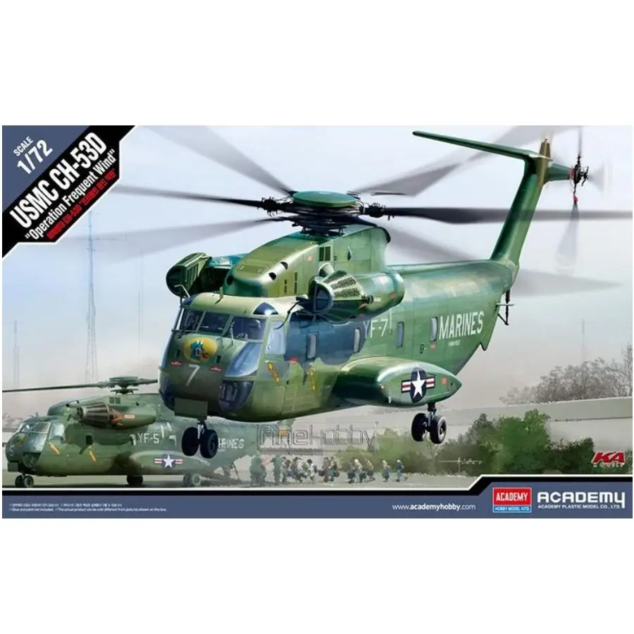 

Academy 12575 1/72 USMC CH-530 "Operation Frequent Wind" Heavy Transport Helicopter