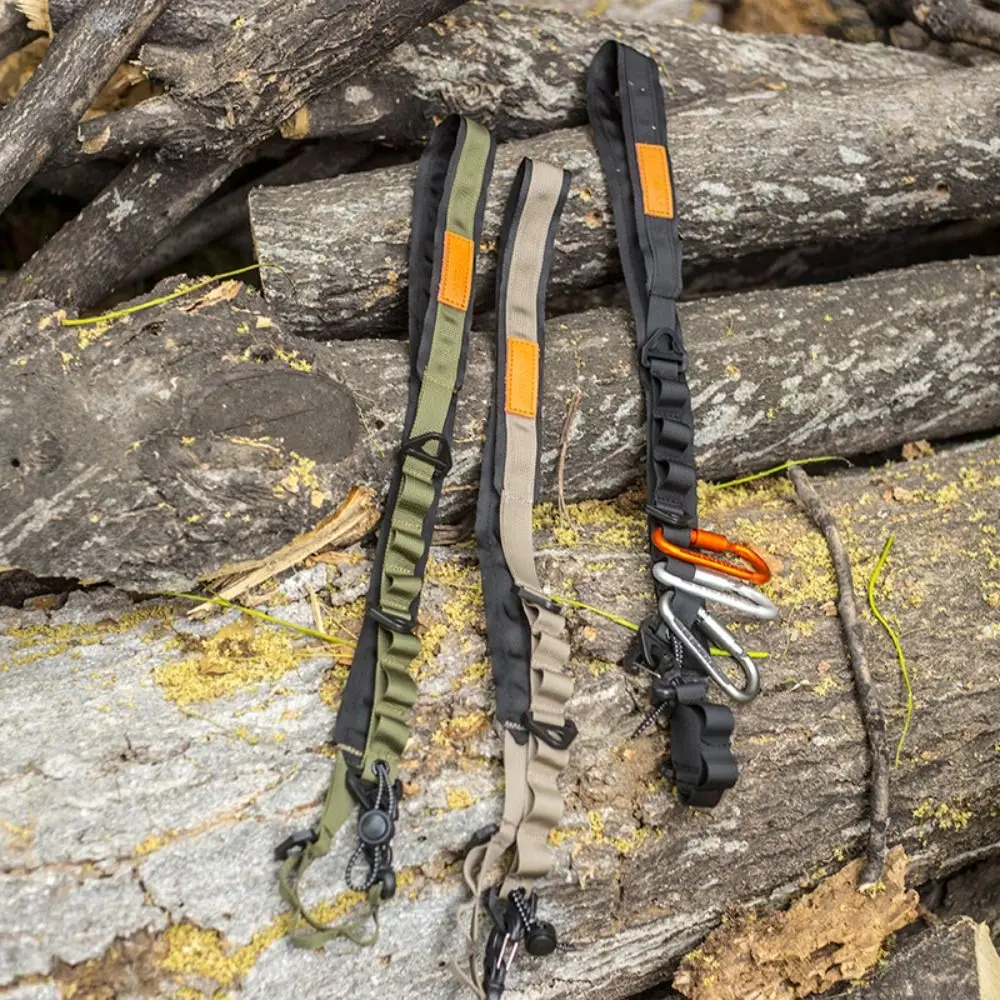 

Double-buckle Outdoor Shoulder Straps Multi-functional Quick Release Crossbody Harness Multiple Hanging Loops 140cm