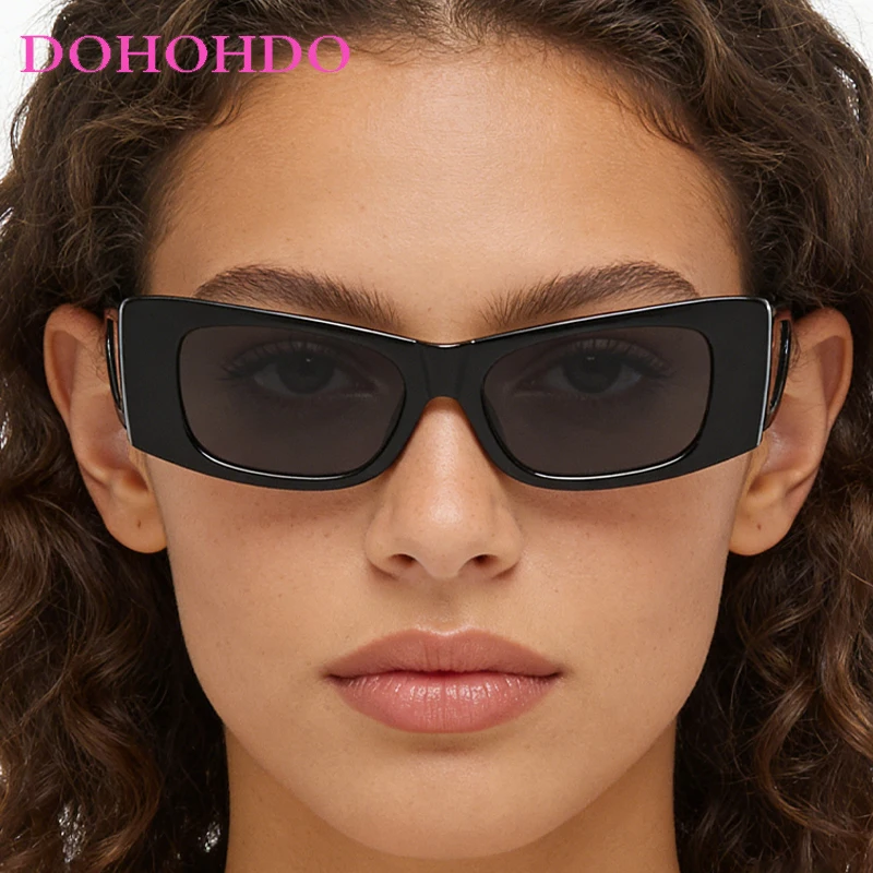 

Fashion Cat Eye Big Frame Women Sunglass Trendy Luxury Brand Design Hollow Out Men Sunglass Outdoor Driving Travel Shades UV400