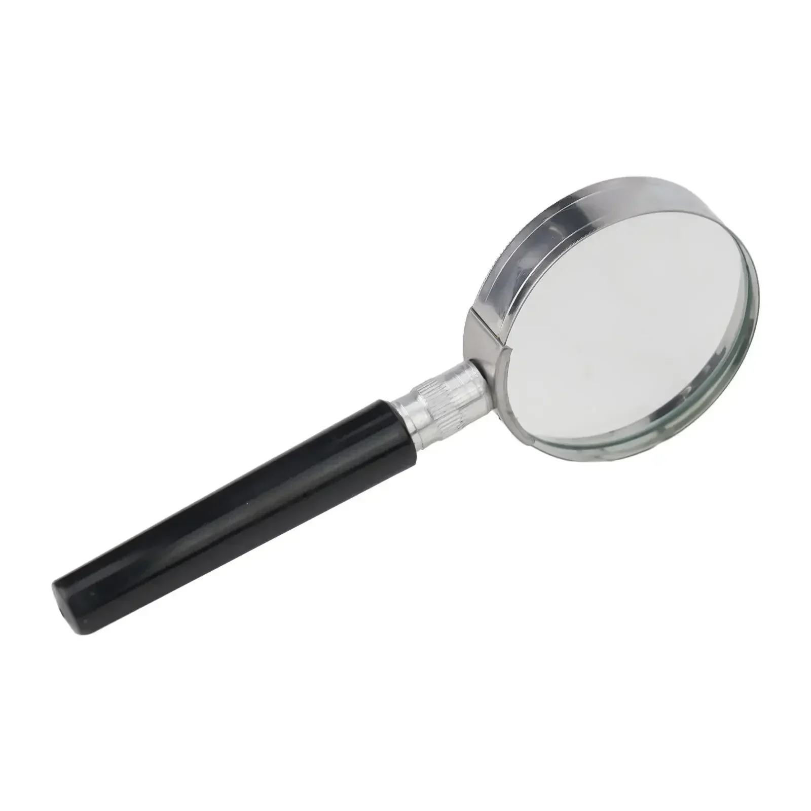 10X Magnifier 50mm Compact Handheld Magnifying Glass Handle Magnification Magnifier New Practical 1pcs Durable