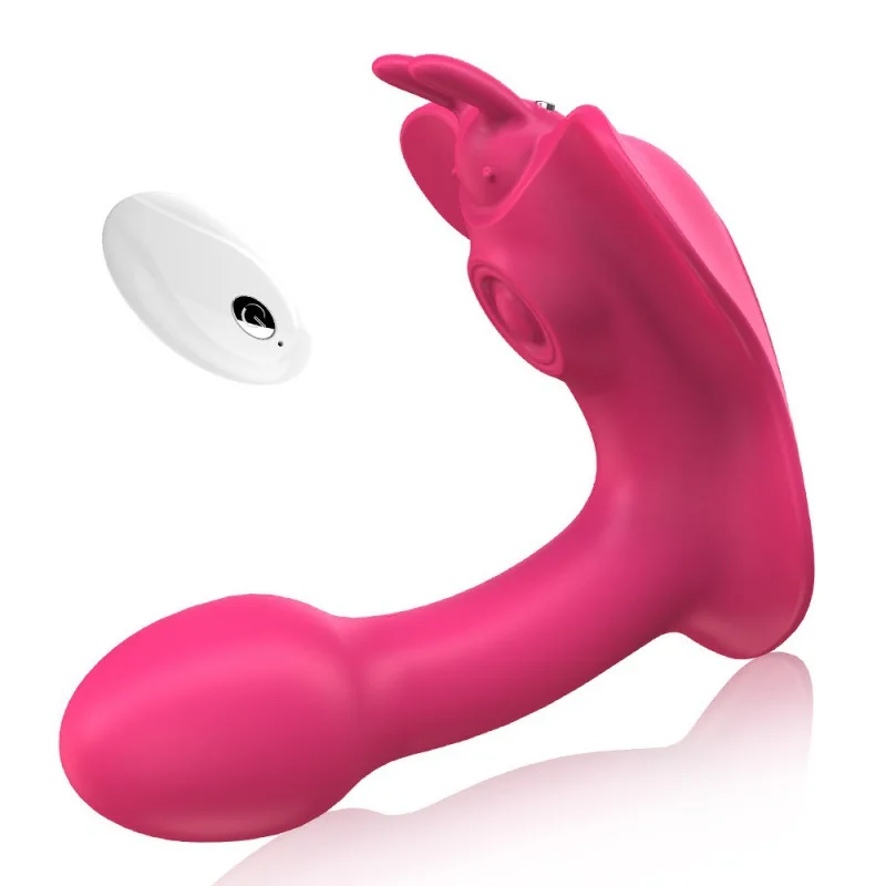 Schmetterling Silikon Vibrator Tragen Männlich Weiblich Masturbator Hinterhof Vibro-ei Erwachsene Sex Spielzeug für Paare Sexy Weibliche
