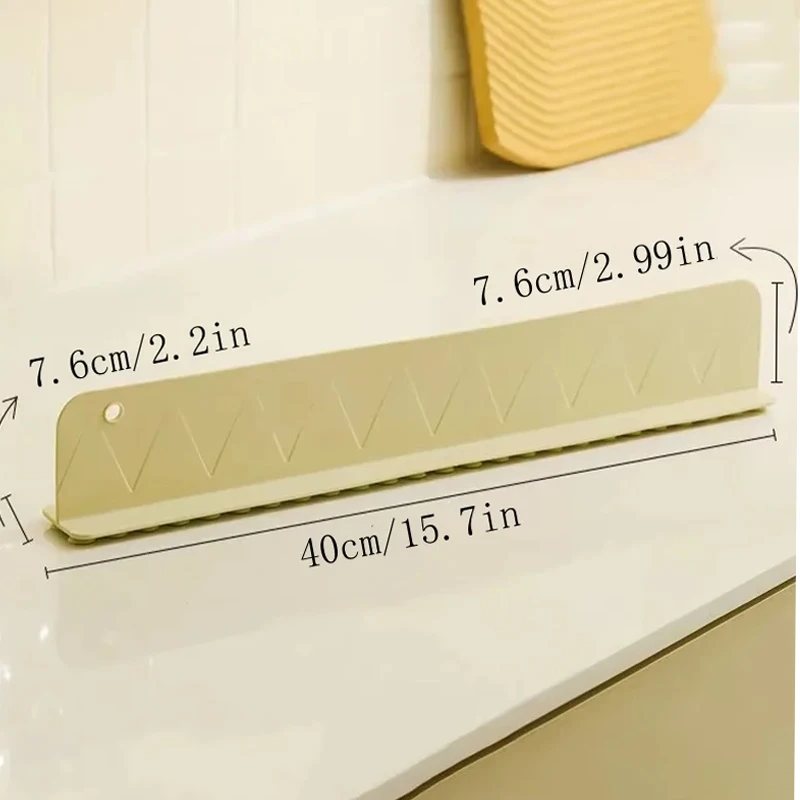 1/2PC Silikon Waschbecken Splash Prävention Mit Saugnapf Nicht Slip Wasser Damm Für Küche Waschen Gerichte Anti-splash Stopper – Detail 1