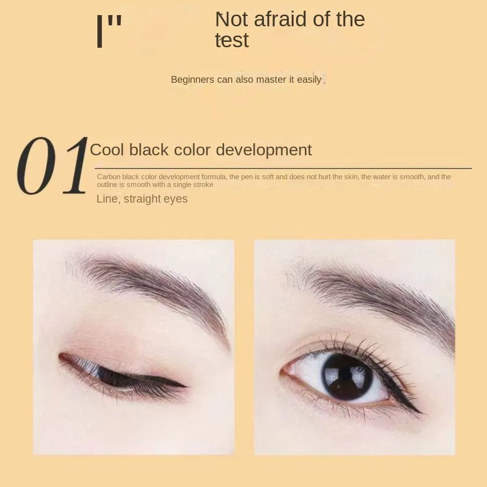 Fashion Slender Head Liquid Eyeliner Long-lasting Sweat-proof Makeup Pen Cat's Claw Eyeliner