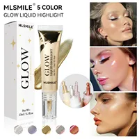 Body Face Contour Shimmer Illuminator Cosmetics Liquid Highlighter Face Contouring Pearlescent Makeup Brightening Bronzer Glow