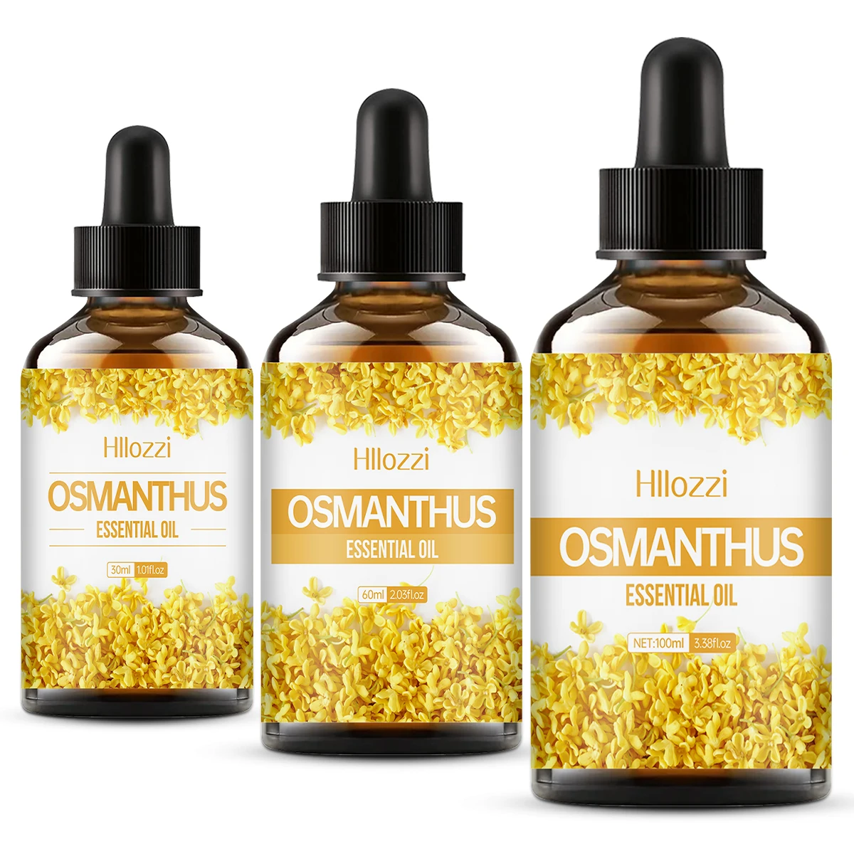 100ml/60ml/30ml Osmanthus Essential Oil Plant Essential Oil Pure Essential Oil Humidifier Aromatherapy Soap DIY Production