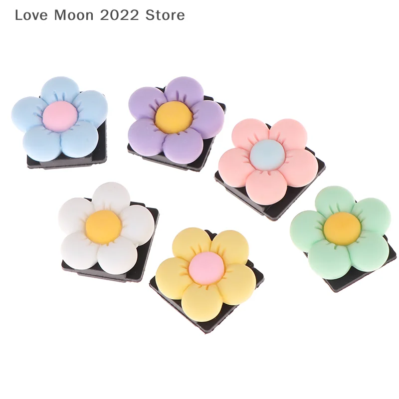 3D Cute Flower Camera Hot Shoe Cover Soft Silicone Universal Flash Protector Cold Shoe Flash Cap Protector For A7C2/A6400