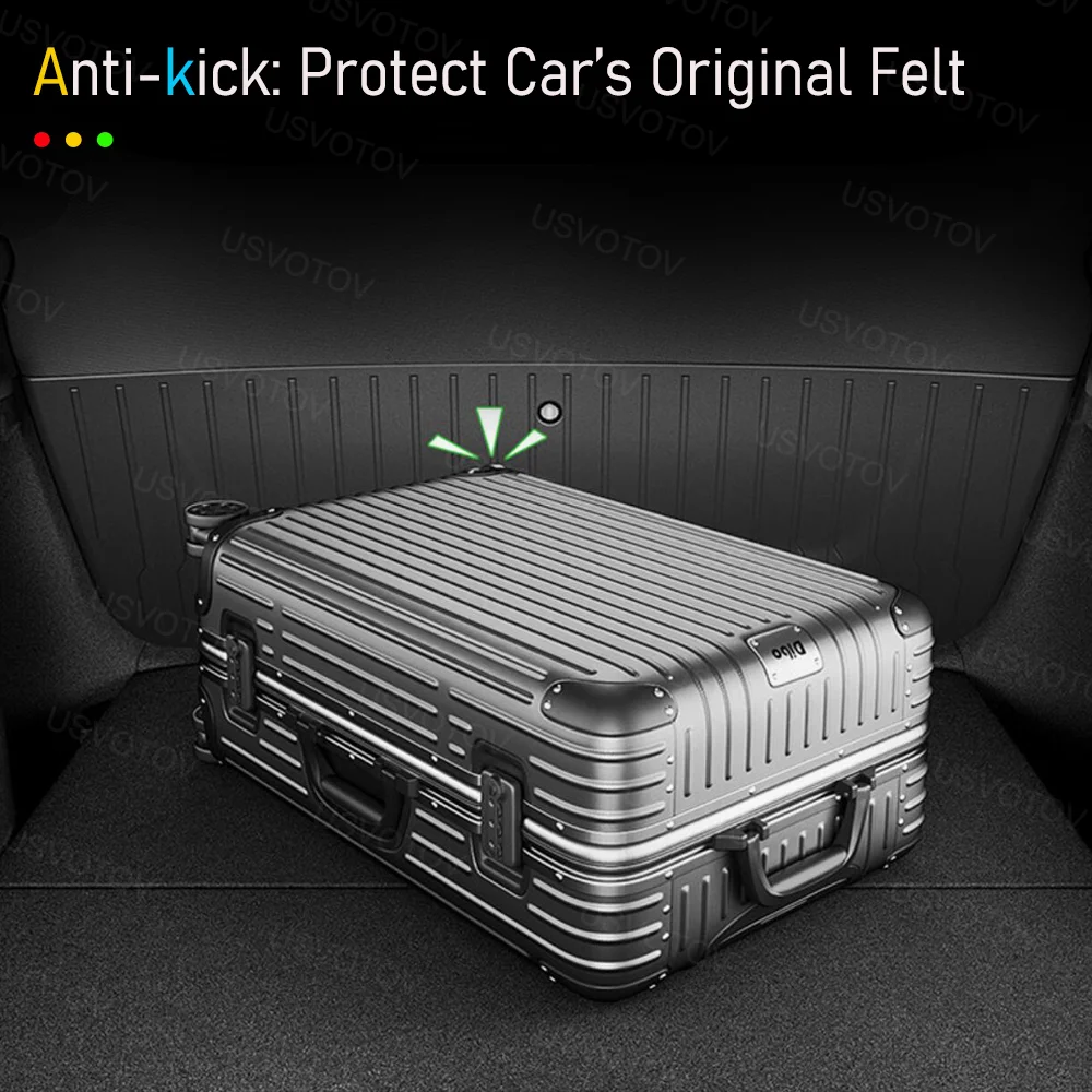 Kofferraummatte für 2026 2027 Tesla Model YL Kofferraum-Heckklappenschutzmatte Kofferraum-Aufbewahrungsbox-Abdeckung Laderaumauskleidung Zubehör – Detail 9