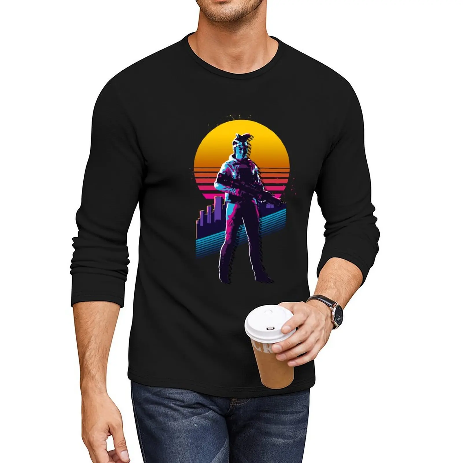 

Battlefield 2042 - Paik *80s retro* Long T-Shirt anime clothes sweat shirts quick drying shirt men t shirt