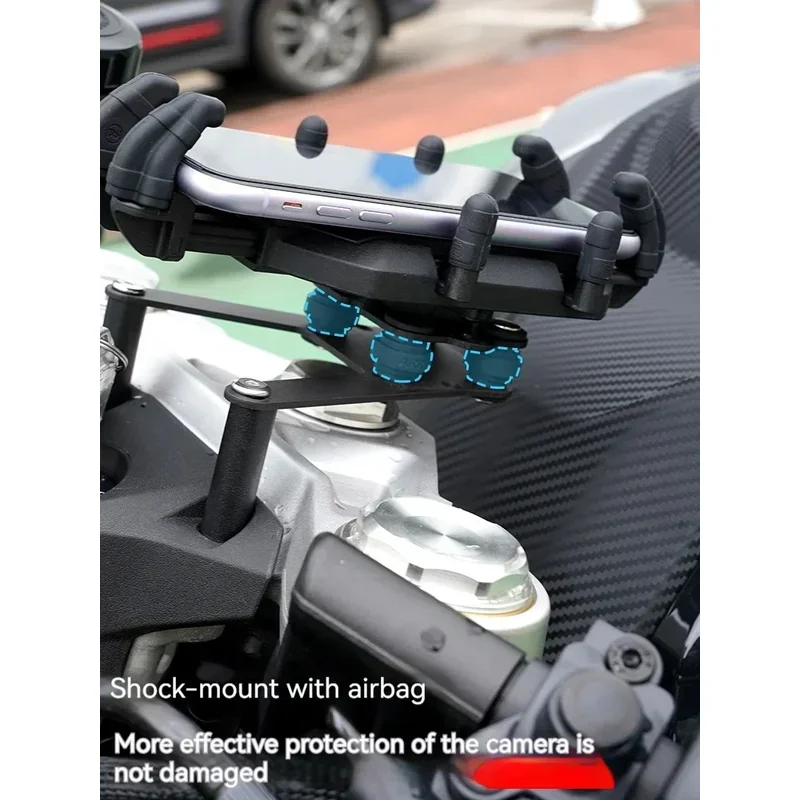 For CFMOTO 450SR sr450 support shock-absorbing mobile phone stand Motorcycle navigation stand can be rotated to prevent shock