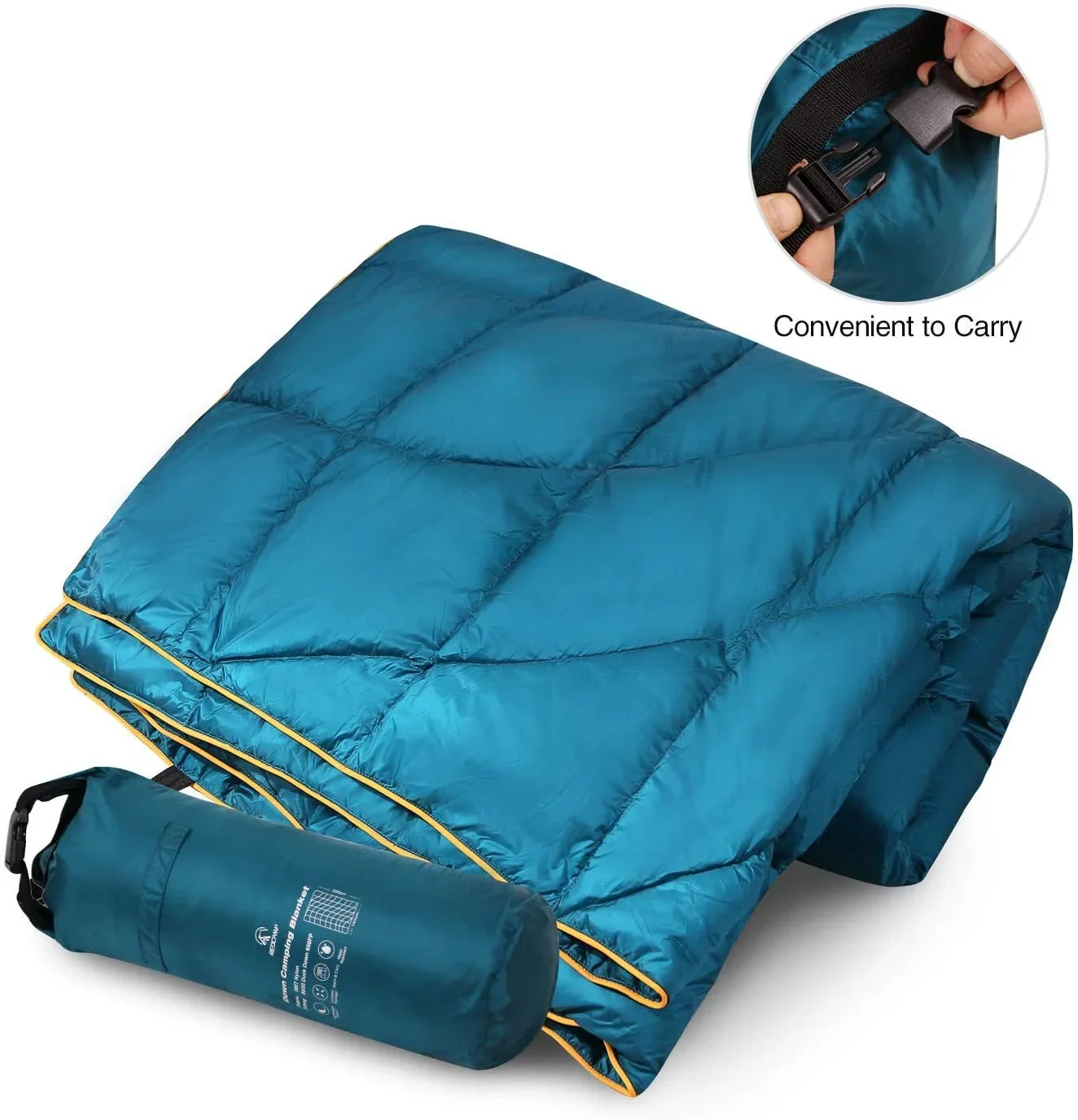 

l Power down Camping Blanket Packable Down Blanket Water Resistant Camping Hiking