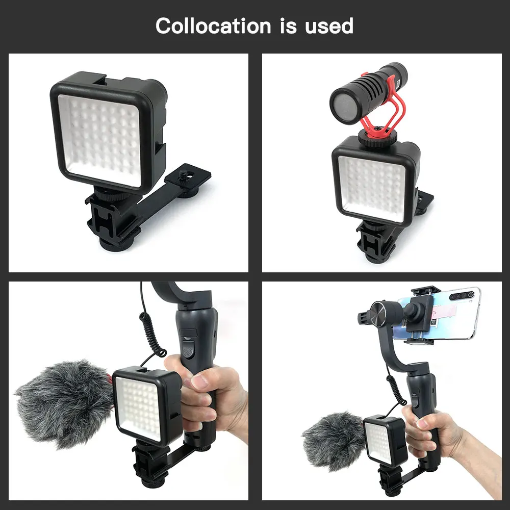 S5B / F6 3 Axis Gimbal Tripod Extension Rod Storage Bag Action Camera Plate LED Microphone For Handheld Stabilizer Stents Lens