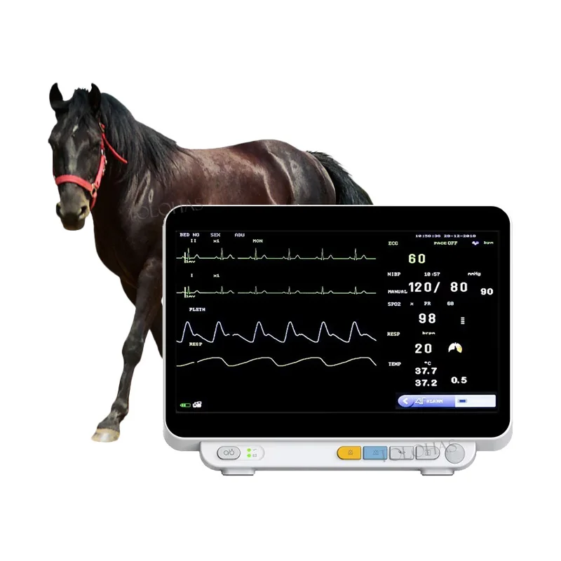 LHWVN14P Medical Veterinary Vital Signs Monitor Multi-Parameter Pet Patient Monitor