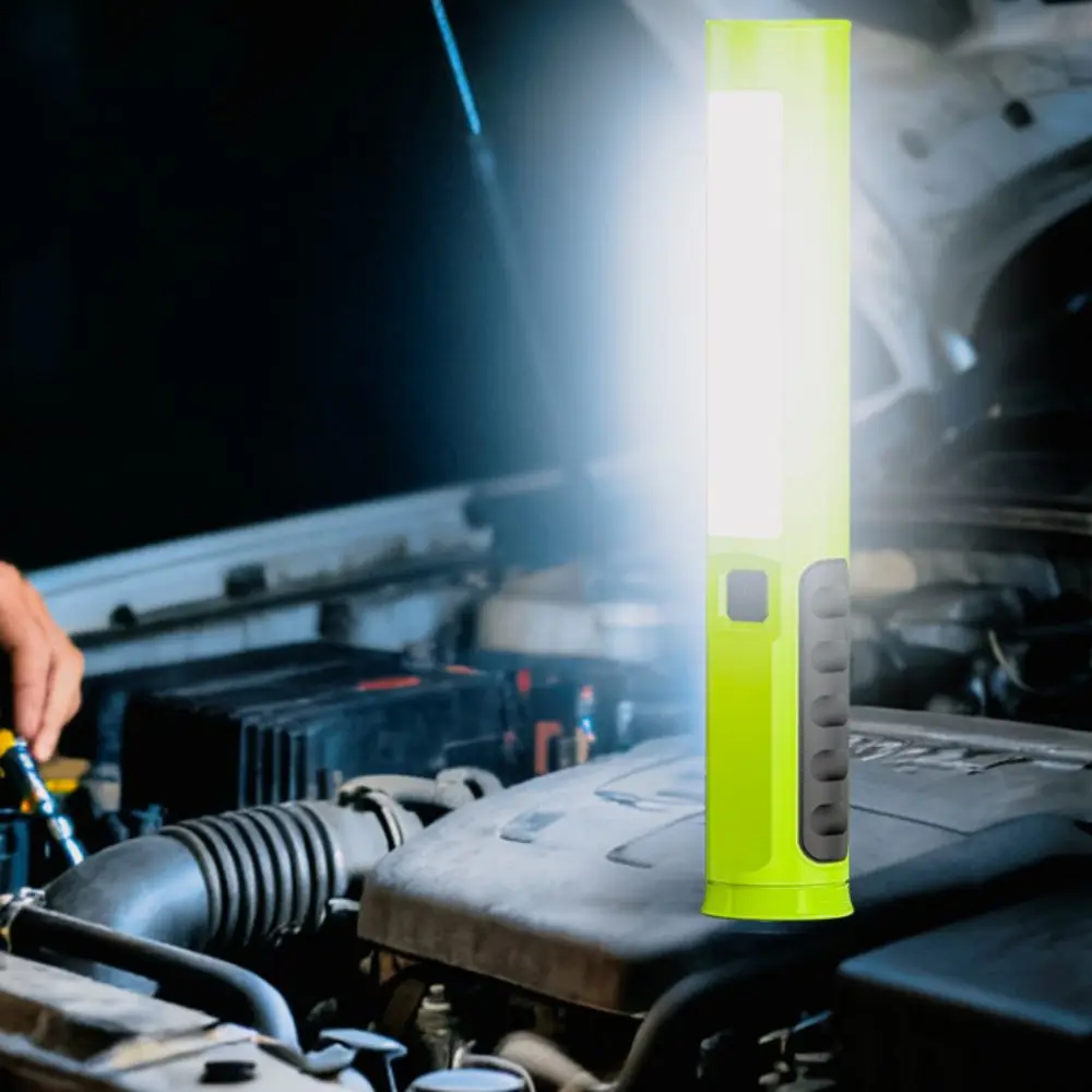 

Red Blue Warning Lights Portable Work Lamp Magnetic Light Light Strip Hook Vehicle Maintenance Lamp Foldable Design