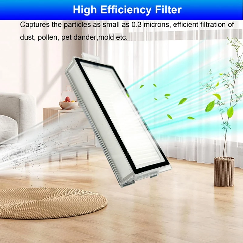 Filtros de substituição para vácuo robô, compatível com Roborock Q7 Max, Q7,Q7,Q7 Max,Q5 Pro, Q5 Pro,Q8 Max,Q8