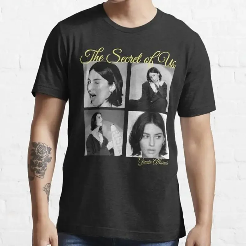GA The Secret of Us Essential Black Men T Shirt Size S to 5XL