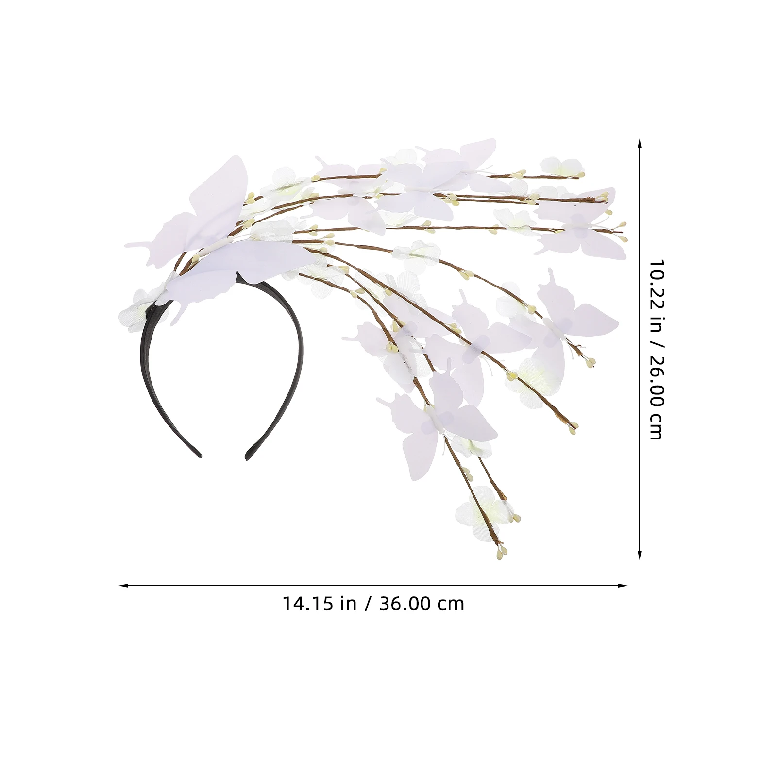 

Headband Butterfly Hair Hoop For Women Party Festival Costume Cosplay Headdresses Creative Hairband
