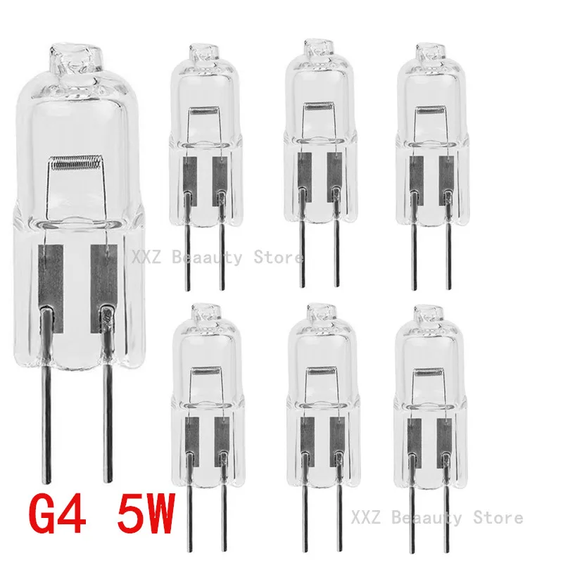 Bulk Pack G4 12V Halogen Bulbs 5W-50W JC Bi-Pin Warm White LED Replacement Capsule Lamp for Lighting - 10/20pcs
