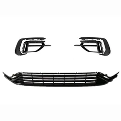 Fog light Grille Front bumper Lower Grill Black ABS Radiator Cover For VW Golf 7 7.5 R 2017 2018