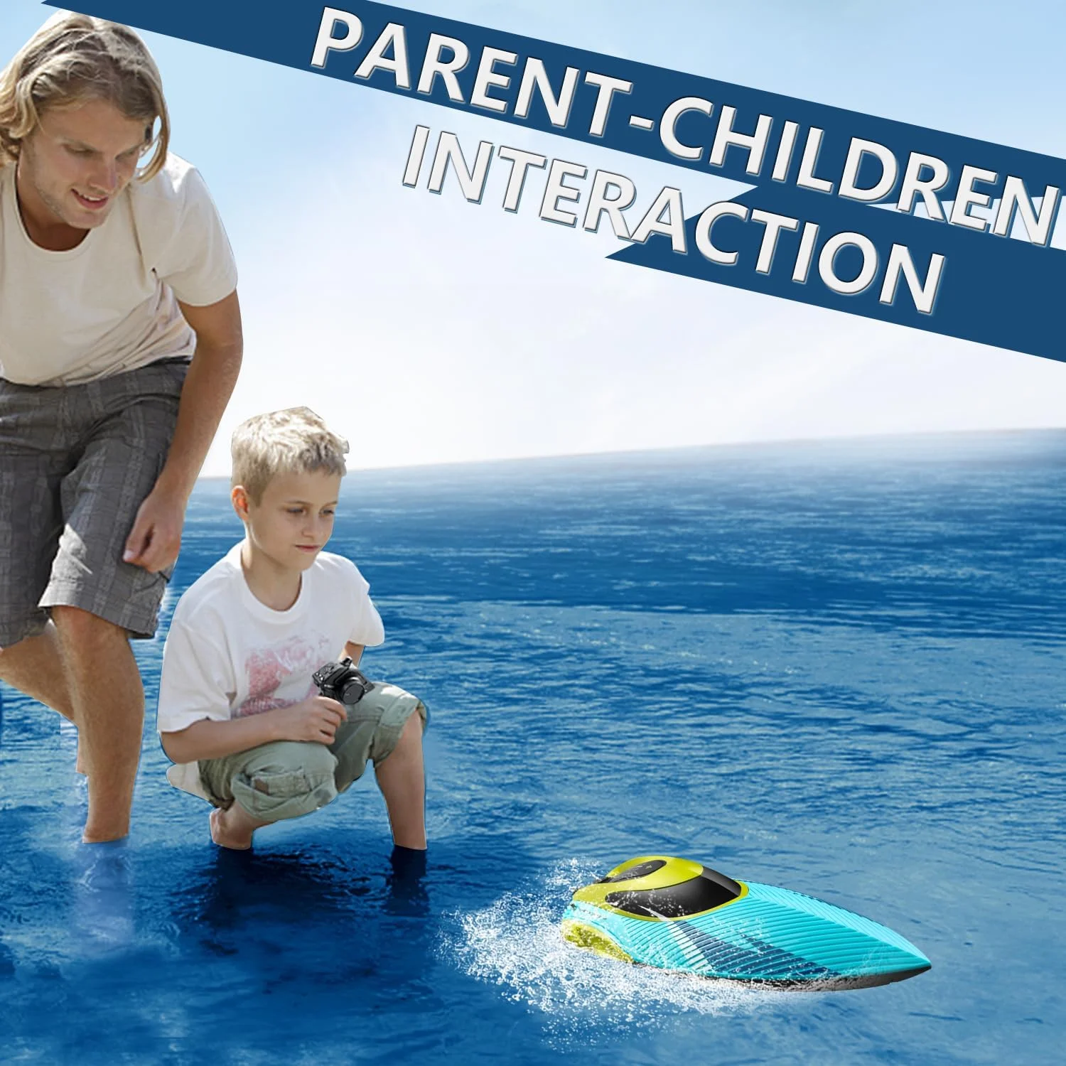 S3 대형 RC 보트 2.4Ghz 30 km/h 고속 원격 제어 레이싱 선박 수속 보트 어린이 모델 장난감 LED 조명 선물