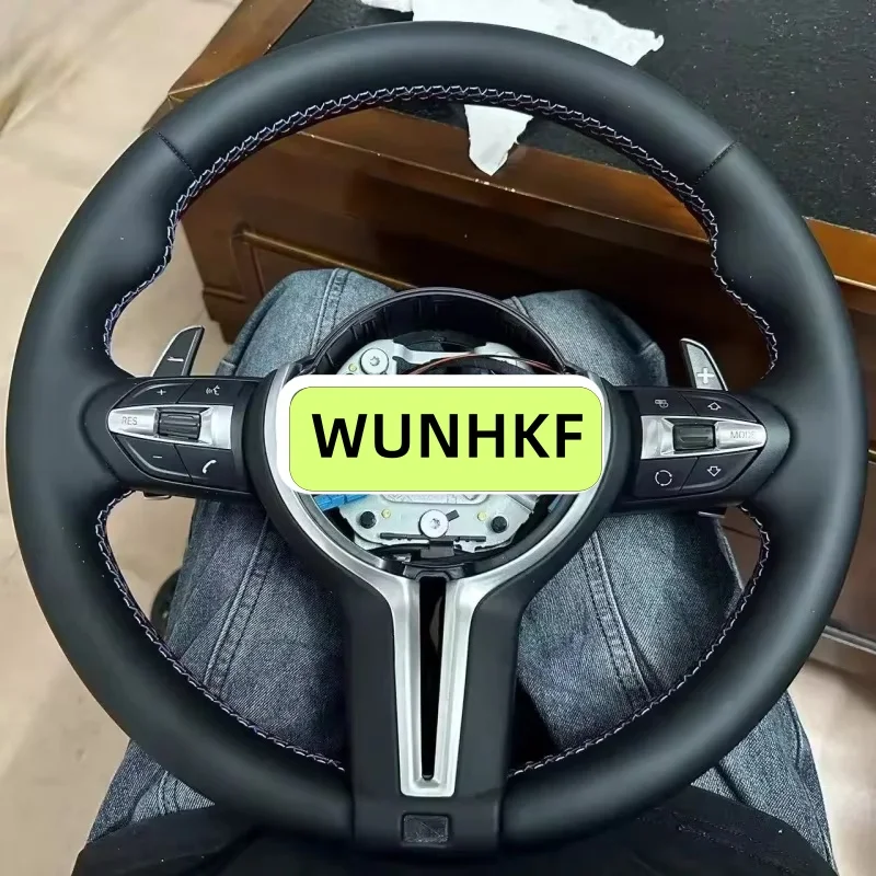 M Sports Flat Bottom Steering Wheel F30 F01 F06 F10 F11 F12 F20 F21 F22 F25 F26 F31 F32 F33 F34 F36 M3 F80 M4 F82 M5 F90 For BMW