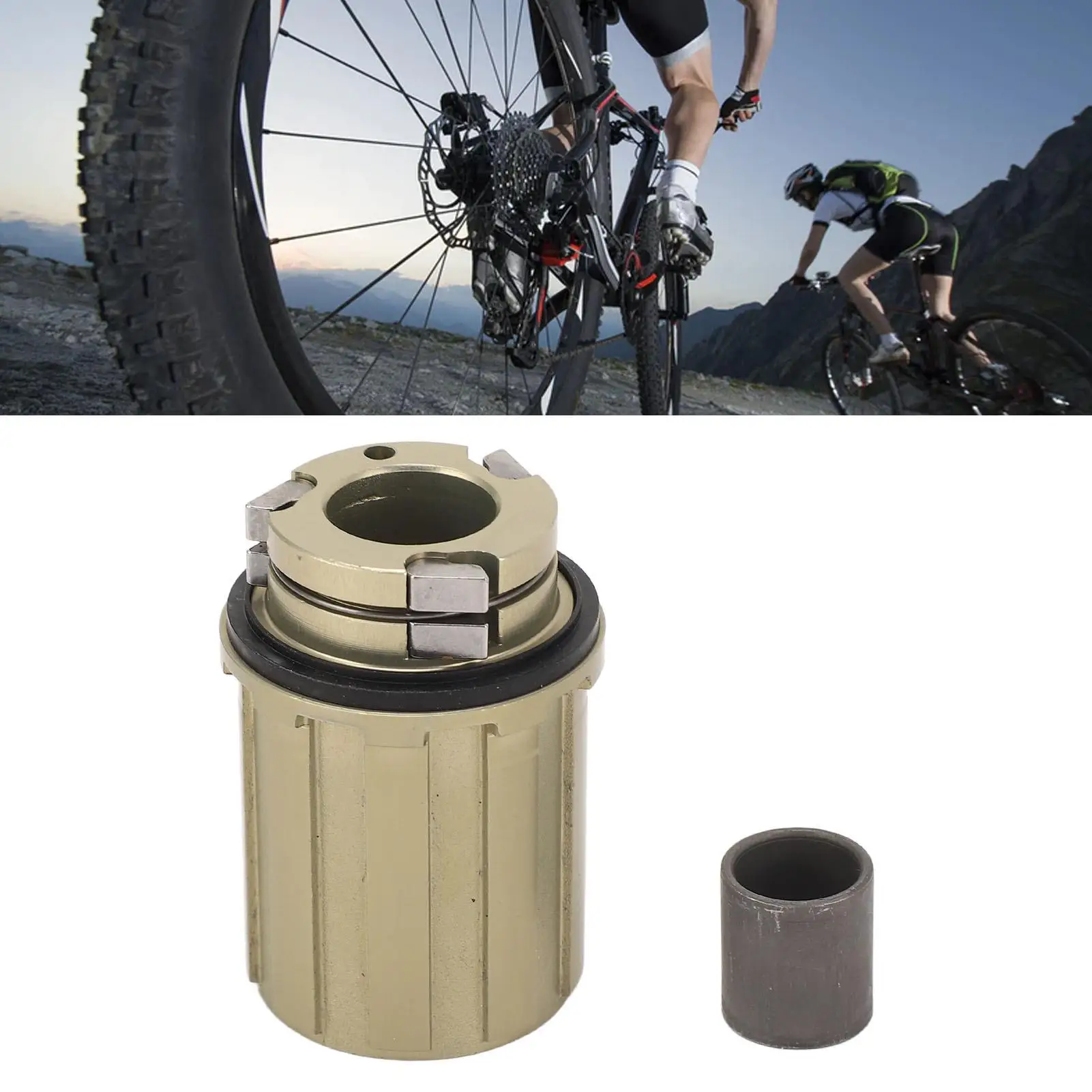 Aluminum Alloy Bike Cassette Freehub Body - Rust-Proof, Stable 12mm for 11 -Speed Mountain Bikes