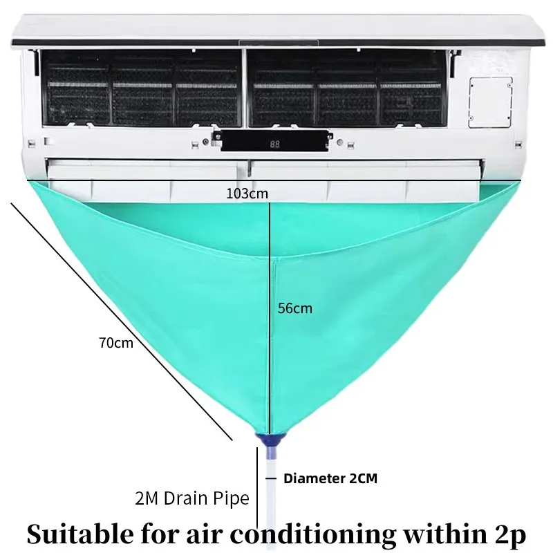 Air Conditioner Cleaning Bag Kit Leak-proof Air Conditioning Cleaning Cover With Drain Water Pipe Full Set Of Cleaning Tools