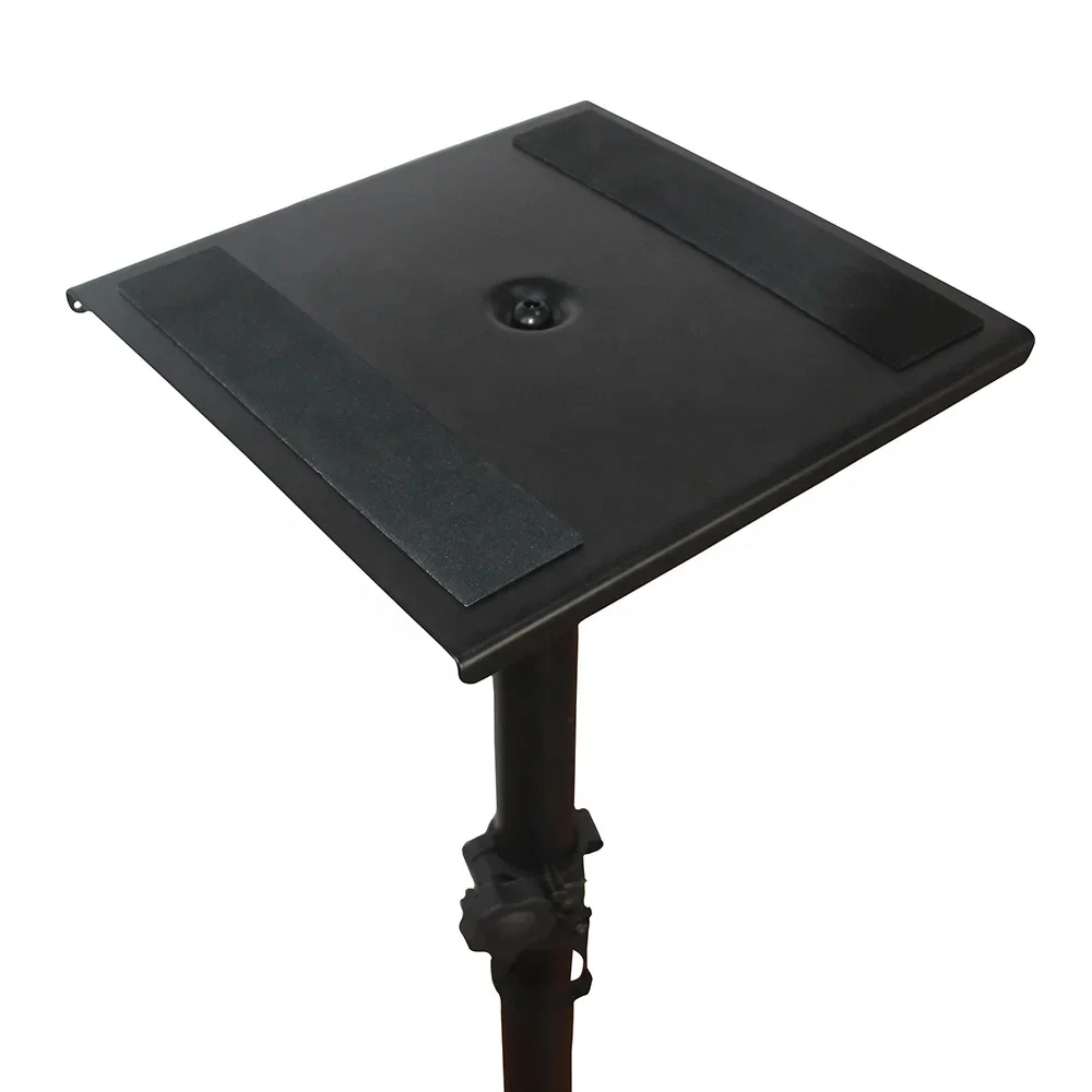 Heavy  Black Metal Speaker Support Bracket Recording Studio Stage Audio Equipment Height Adjustable Fixed Stand Accessory