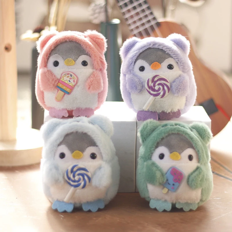 

Cute Penguin Doll Keys Keychain Girls Cartoon Car Keyring Kawaii Women Bag Accessories Creative Cartoon Plush Doll Keychain