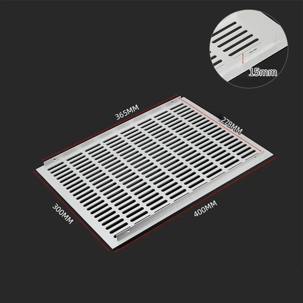 300/400mm Vents Perforated Sheet Aluminum Alloy Air Vent Perforated Sheet Web Plate Ventilation Grille Vents Perforated Sheet