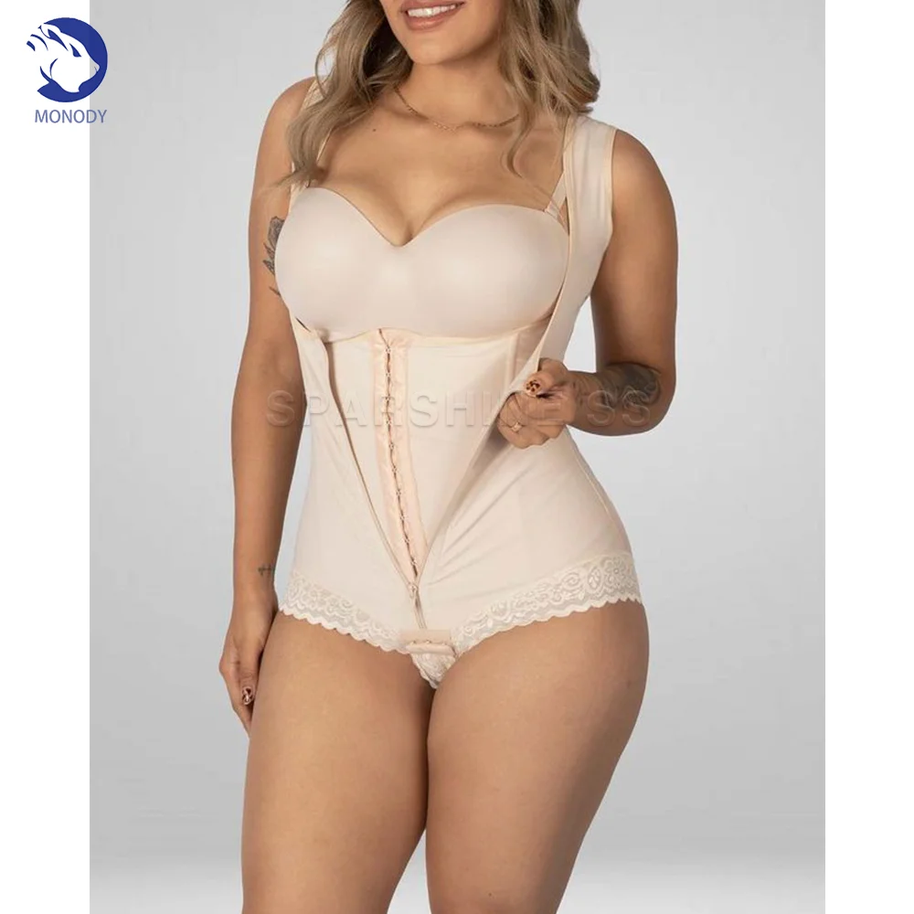 Fajas Colombianas Open Bust Tummy Control Bbl Body Shaper Body Beauty Shapewear Waist Trainer Post-Surgical Use