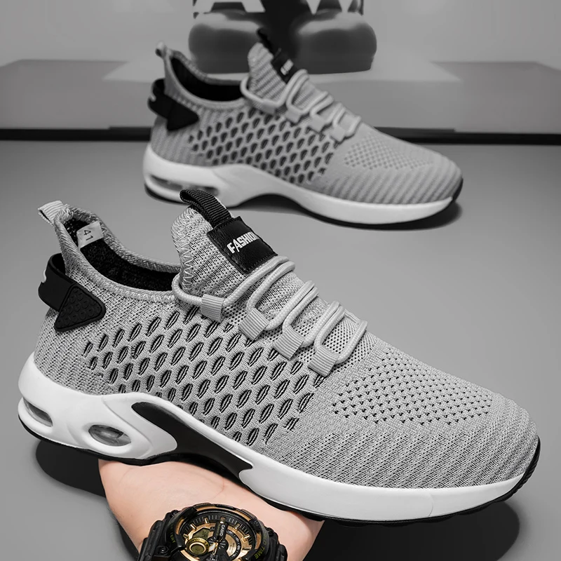 حذاء كاجوال للرجال 2025 عدم الانزلاق أحذية رياضية الذكور مقاومة للاهتراء أحذية رياضية كاجوال تنفس احذية الجري Zapatillas Hombre