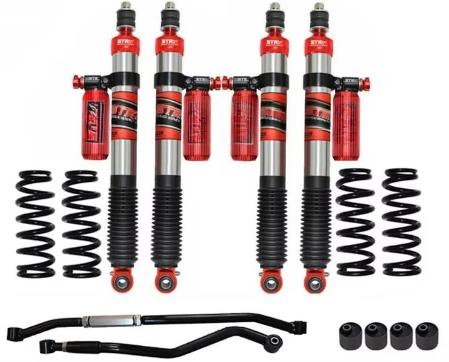 Custom Nitrogen Adjustable Steel Suspension Coil Spring Shock Absorber for G350/500/55 Front/Rear Raise the Chassis