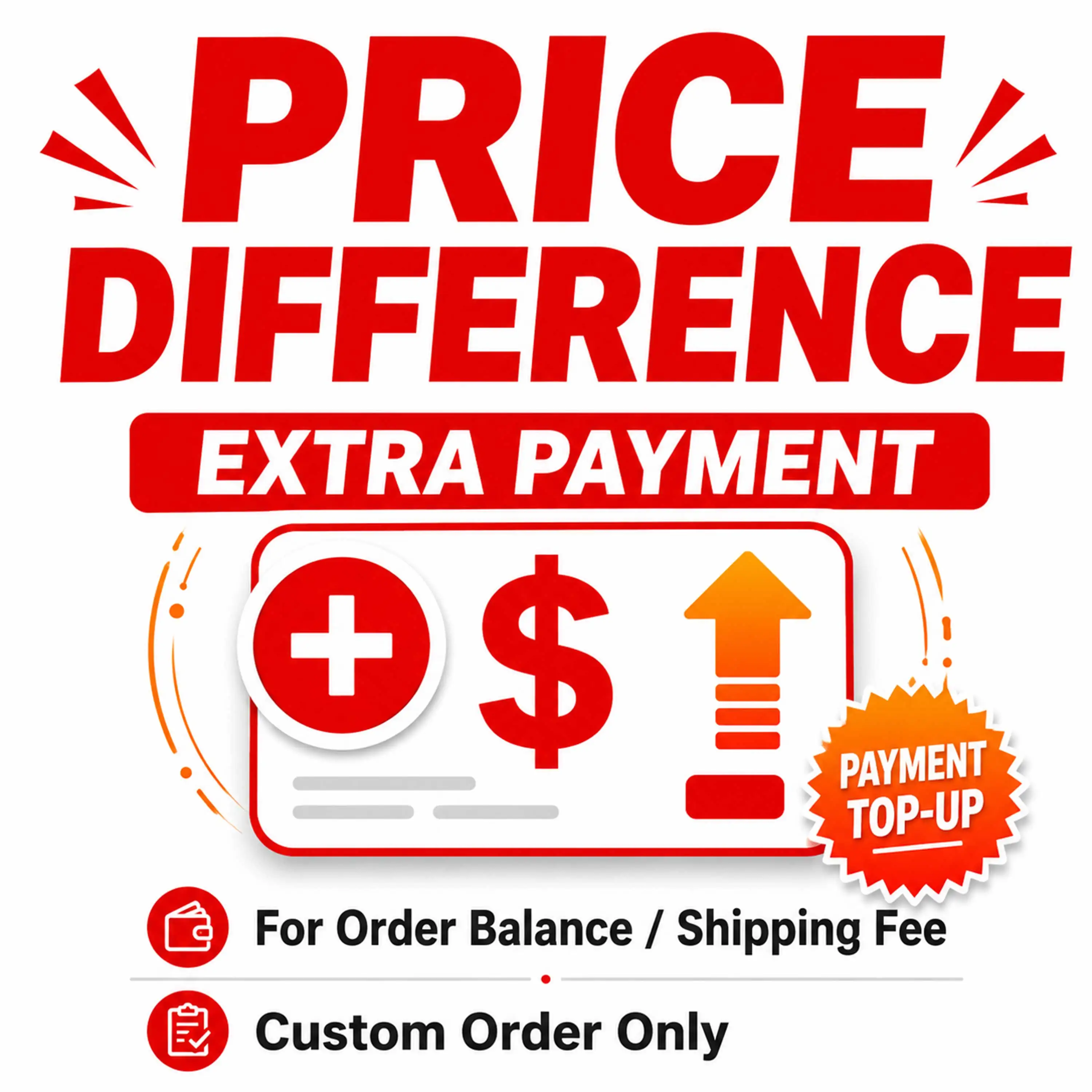 0-Wholesale, shipping fee payment, price difference payment, dedicated