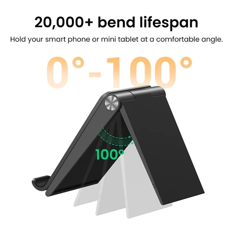 Складная подставка UGREEN для iPhone 11 Pro Max, SE 8, 7 - Регулируемая — детальный вид товара