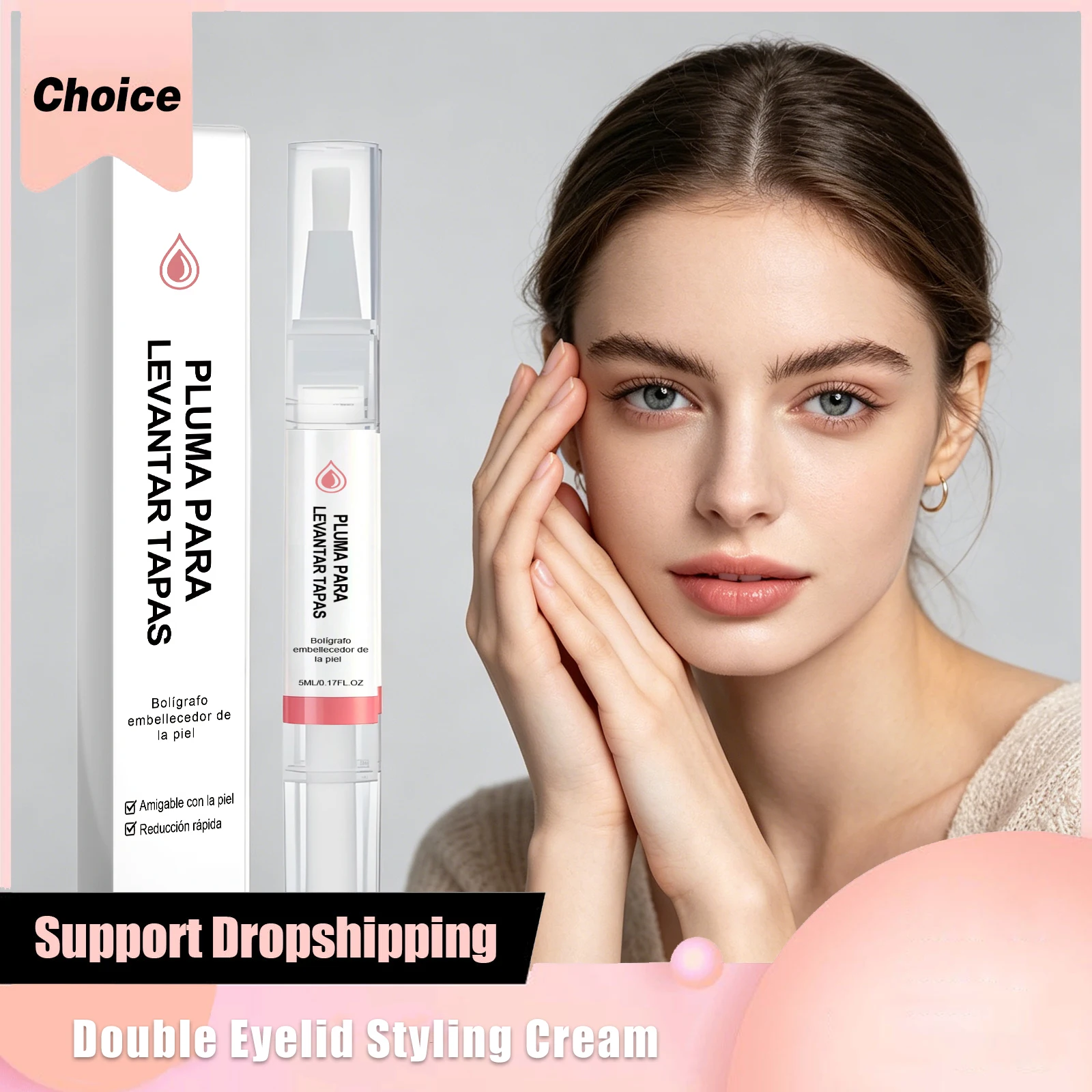 Double Eyelid Setting Cream Waterproof Quick-Drying Long Lasting Eyelids Glue Natural Invisible Eye Lift Eyelid Adhesive Cream