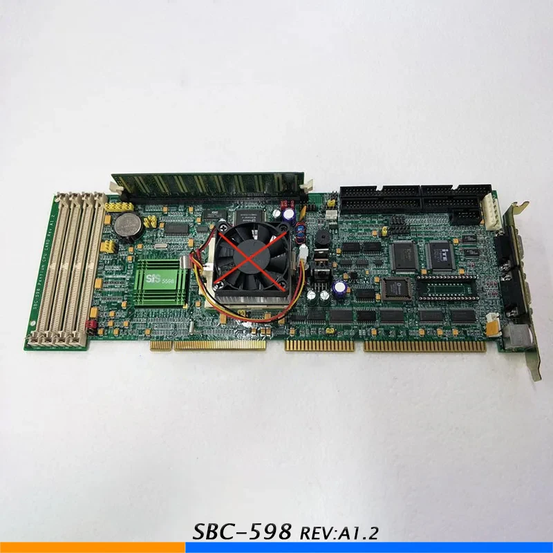 

Горячая материнская плата промышленного компьютера Axiomtek SBC-598 REV:A1.2