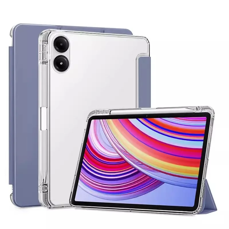 NEW For Redmi Pad Pro 12.1 Case 2024 Magnetic Smart Cover For Xiaomi Redmi Pad Pro 12.1 inch with Pencil Holder Tablet Cover