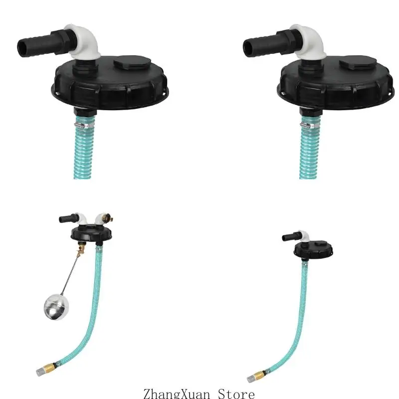 Plastic Screw Cap Watering Lid with Hose Outlet for Garden Use 3XUF