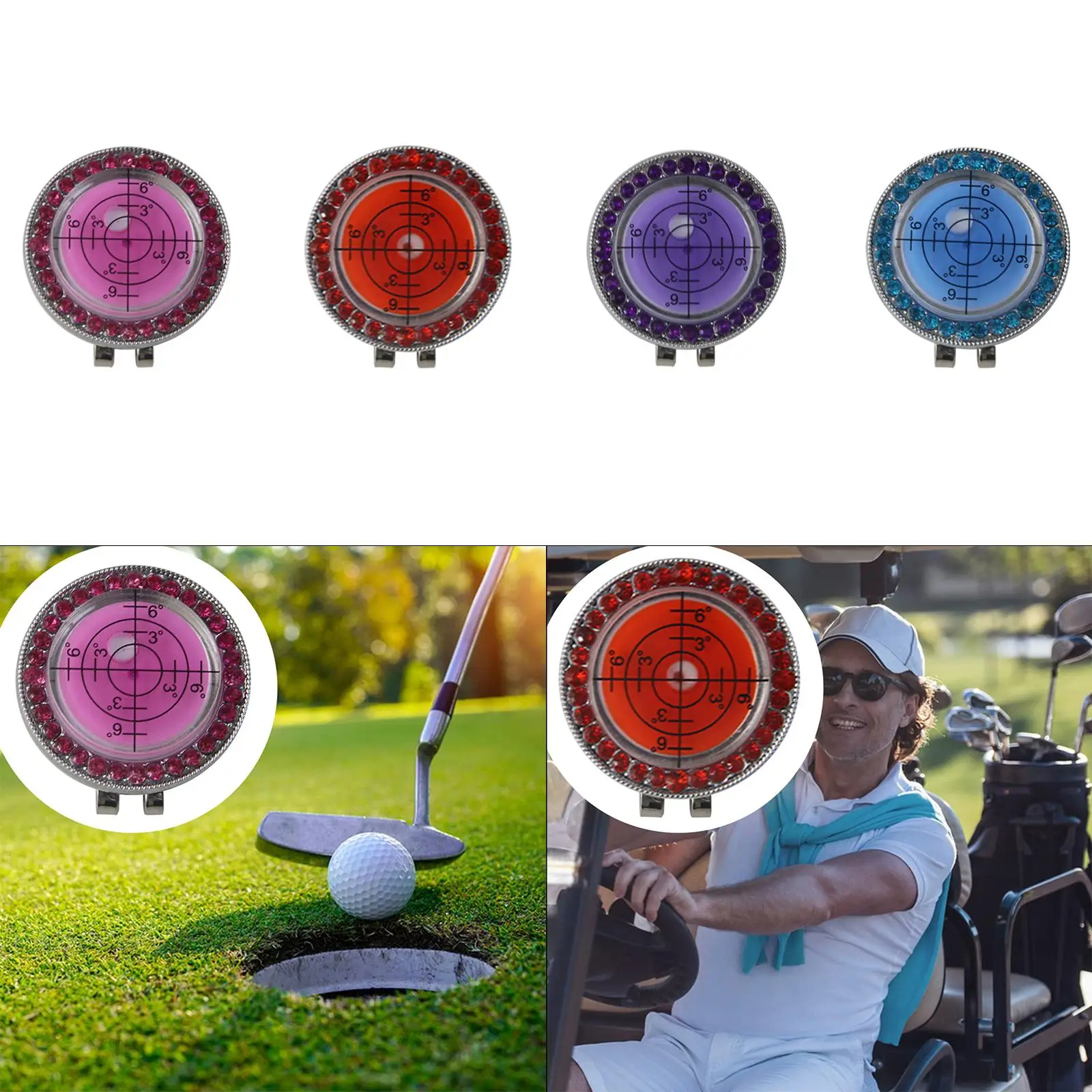 Golf Ball Marker Golf Putting Green Reading Aid Golf Gifts Green Reader