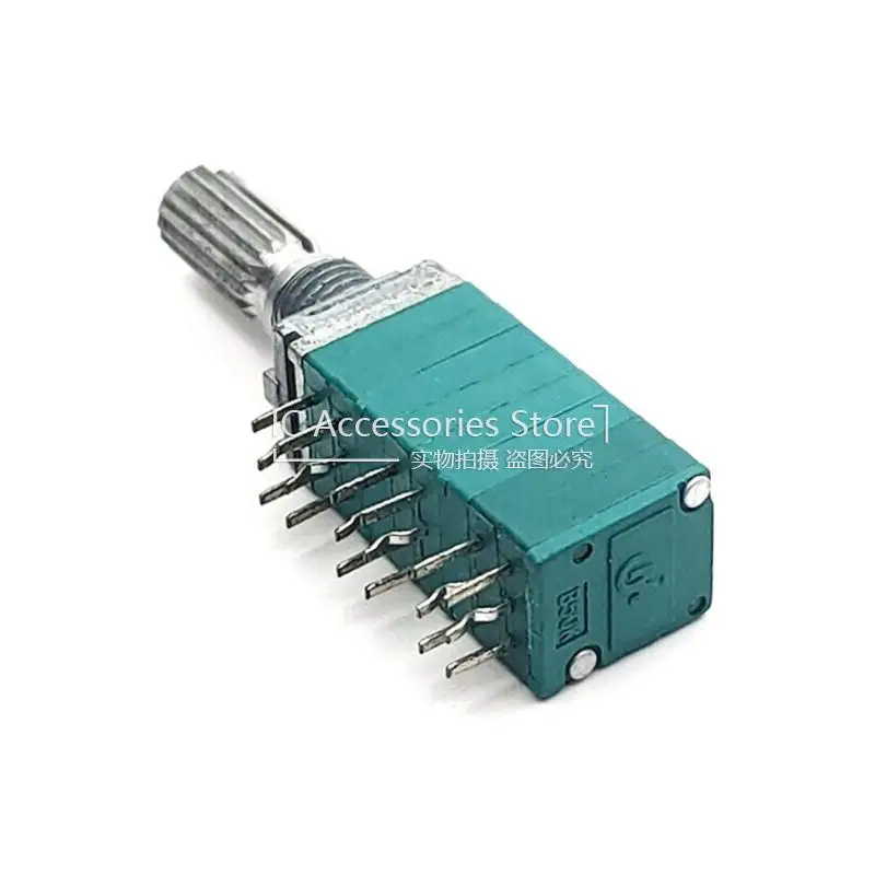 1PCS RK097 6 Link Precision Adjustable Volume Potentiometer B50K 6-channel 18Pin Six Channel Flower Shaft 15MM Handle