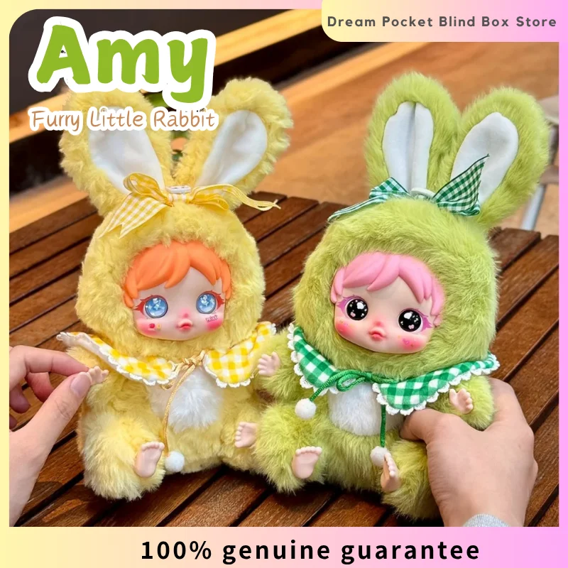 

Amy Furry Little Rabbit Series Plush Blind Box Action Figure Rabbit Toys Cartoon Doll Desktop Ornament Mystery Box Festival Gift