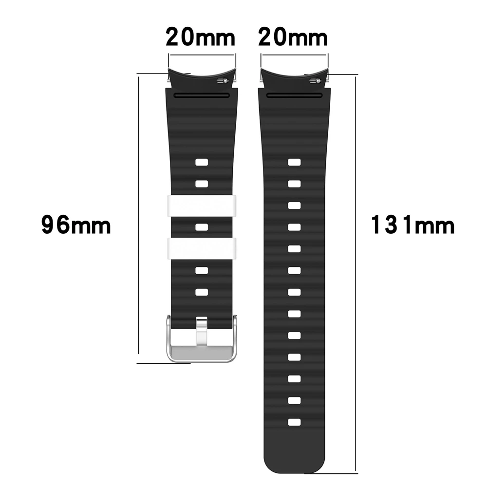 Uhren armband Silikon armband für Samsung Galaxy Uhr 7 fe Sport Uhren armband Armband