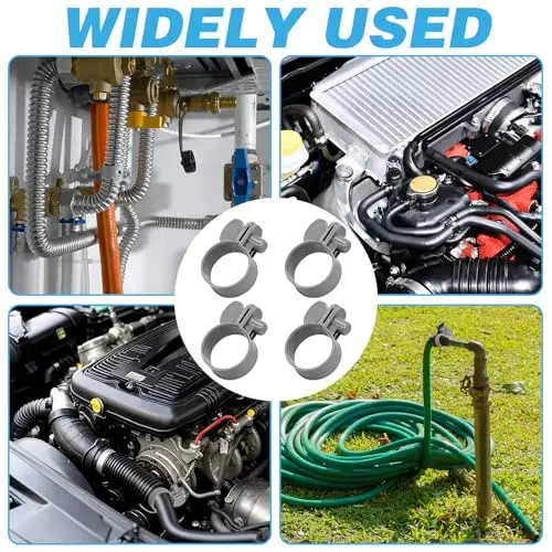 For Swimming Pool Maintenance Pool Hose Clamps Plastic Hose Clips Secure Pool Hose Connections Weather Resistant