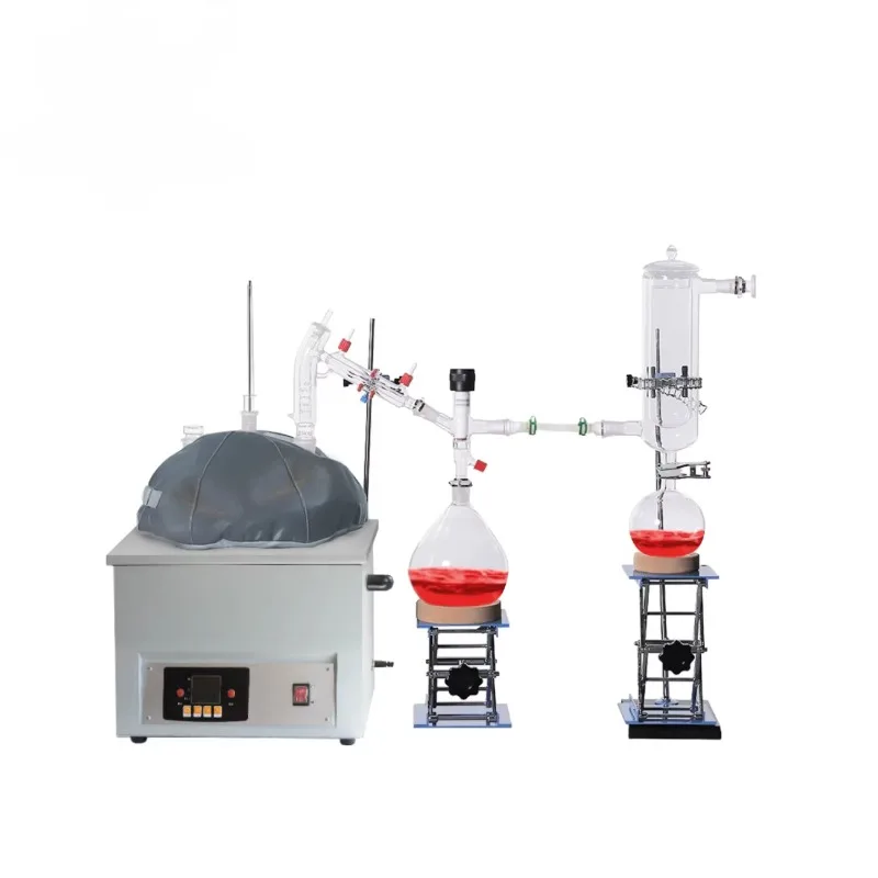 

Large industrial magnetic stirrer with heating hood